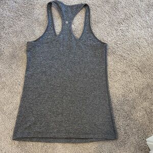 lululemon athletica Charcoal Racerback Tank Top